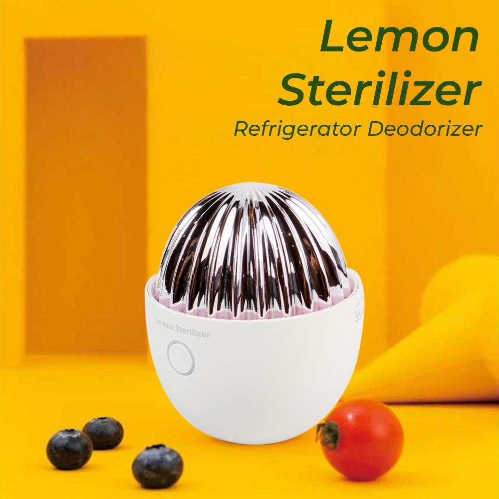 ONESOUL Lemon Sterilizer Deodorizer Refrigerator Air Purifier - 117 - White