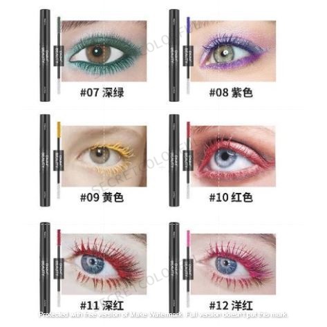 DNM Maskara Warna Silk 4D Double Head Mascara Combination Waterproof