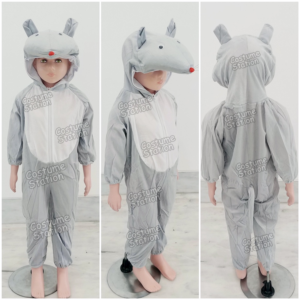 Kostum Onesie Rat / Costume Tikus Hewan Binatang Animal anak