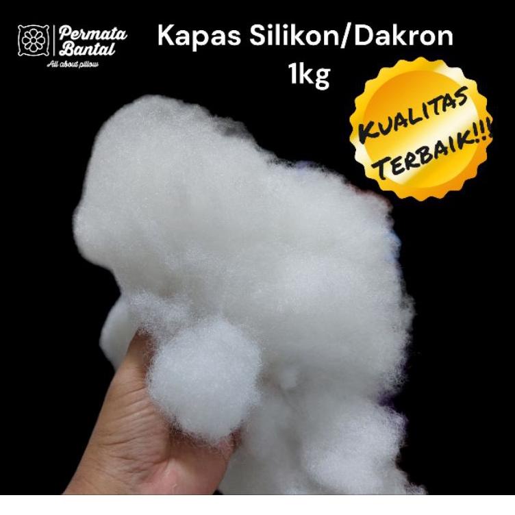 (COD )NEW_PRODUCT [ PROMO ] Dakron Silikon Grade A / Grade AAA HCS Isi 1Kg ( 1000 Gr )