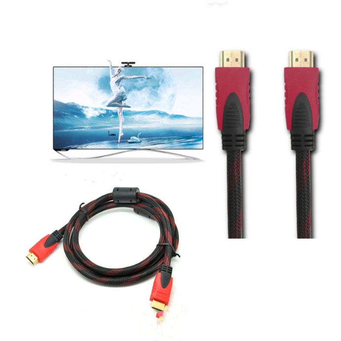 Kabel HDMI 15 meter SERAT JARING HDMI male to HDMI male 15M