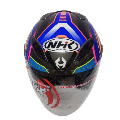 HELM NHK R6 MOTIF XION BLACK BLUE