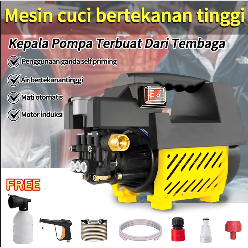 Alat steam cuci motor &amp; mobil / Jet Cleaner / High Pressure Washer Alat Cuci Mobil cuci motor tekanan