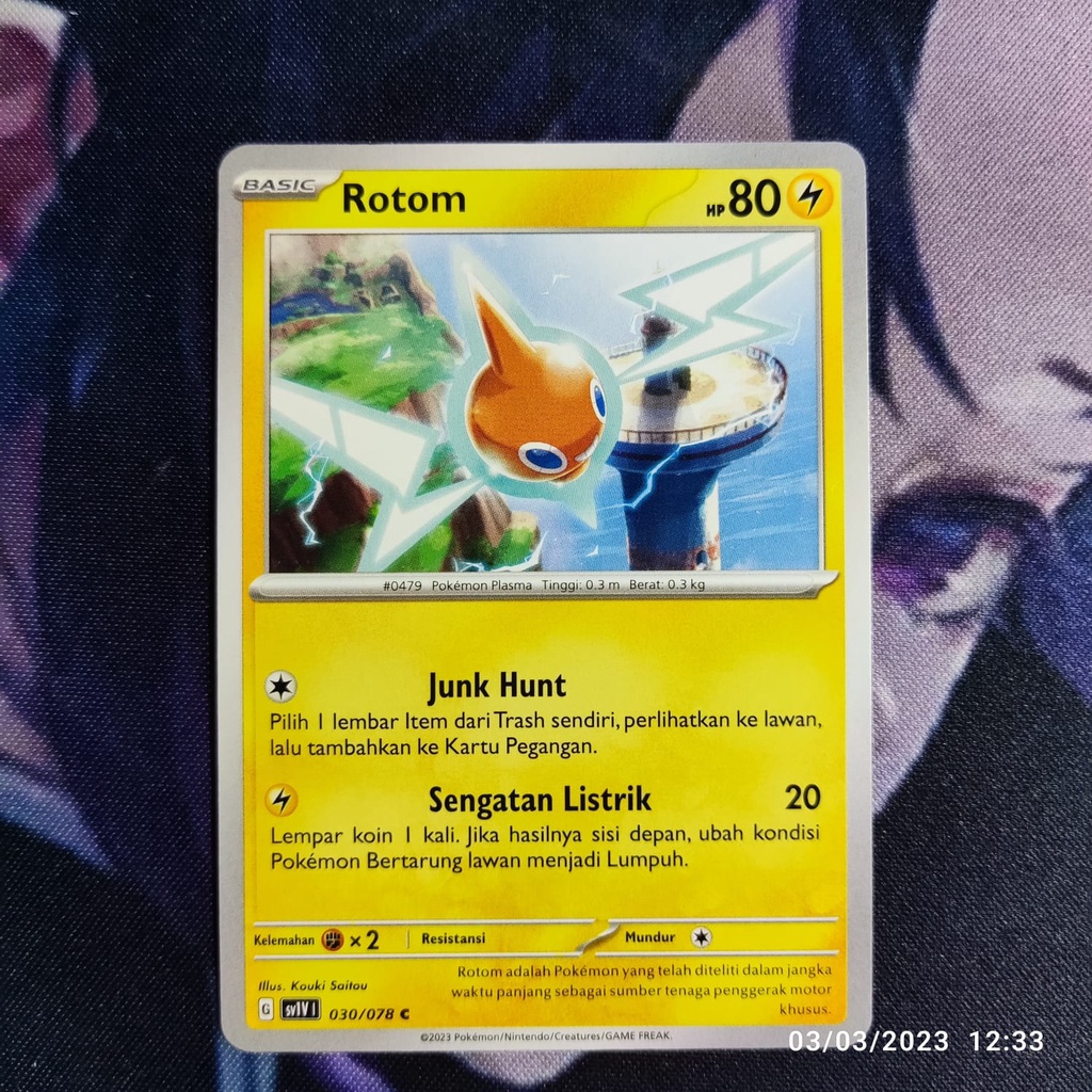 pokemon (ID) rotom - SV1V 030/078 - C
