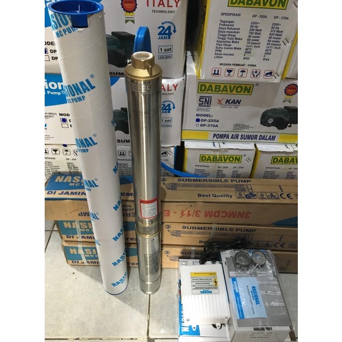 Mesin Pompa Air Satelit 3Nasional Mcpump 3/4Hp