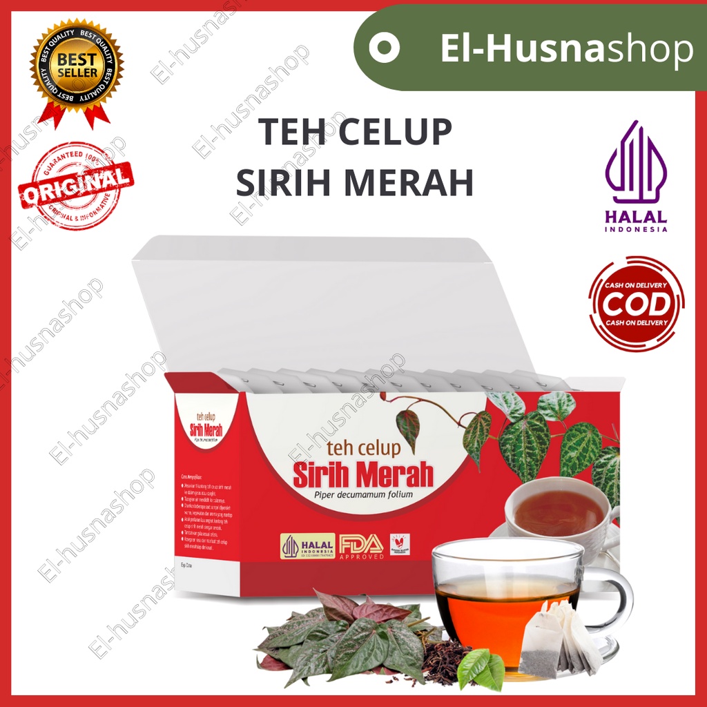 

Teh Celup Daun Sirih Merah Tazakka Herbal Penyembuhan Luka Diabetes Original Isi 20 Kantong Teh Herbal