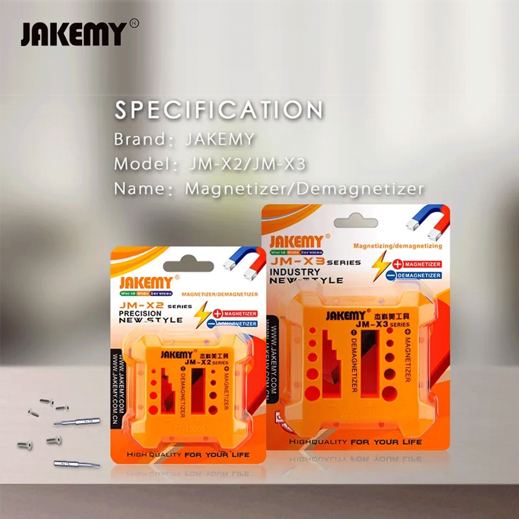 Jakemy Magnetizer Demagnetizer Untuk Obeng Screwdriver JM-X3