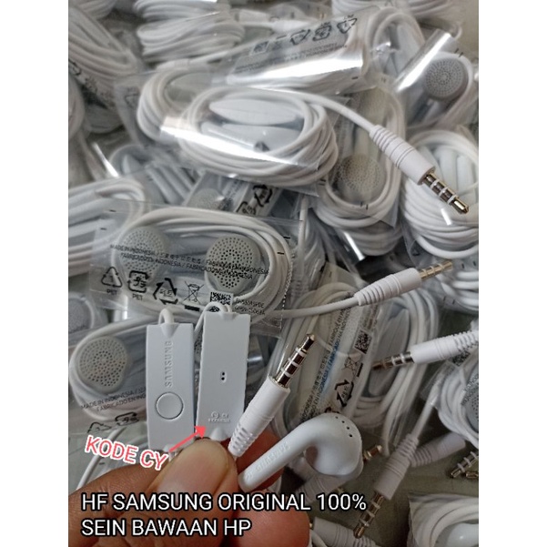 Headset Samsung J1 J2  MADE INDONESIA CY Original Bawaan Hp