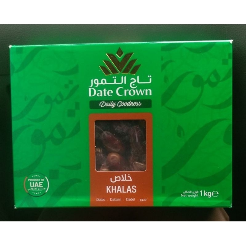 

Kurma Khalas merek Date Crown 1 kg