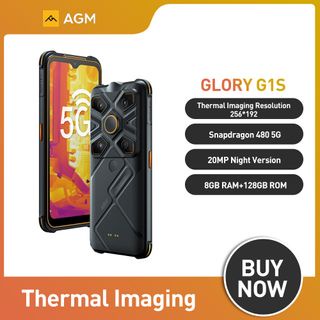 AGM Glory G1S Versi Global Pencitraan Termal Smartphone 5G Rugged 8+128G Android 11 5500mAh Ponsel I