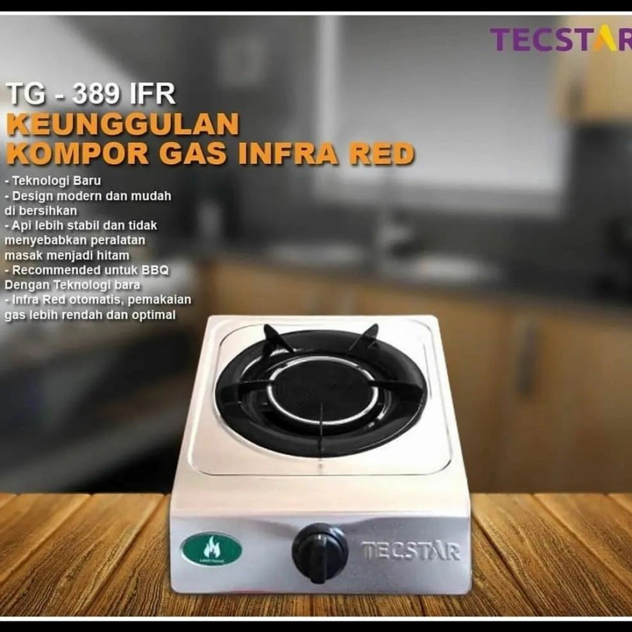 KOMPOR GAS 1 TUNGKU TECSTAR