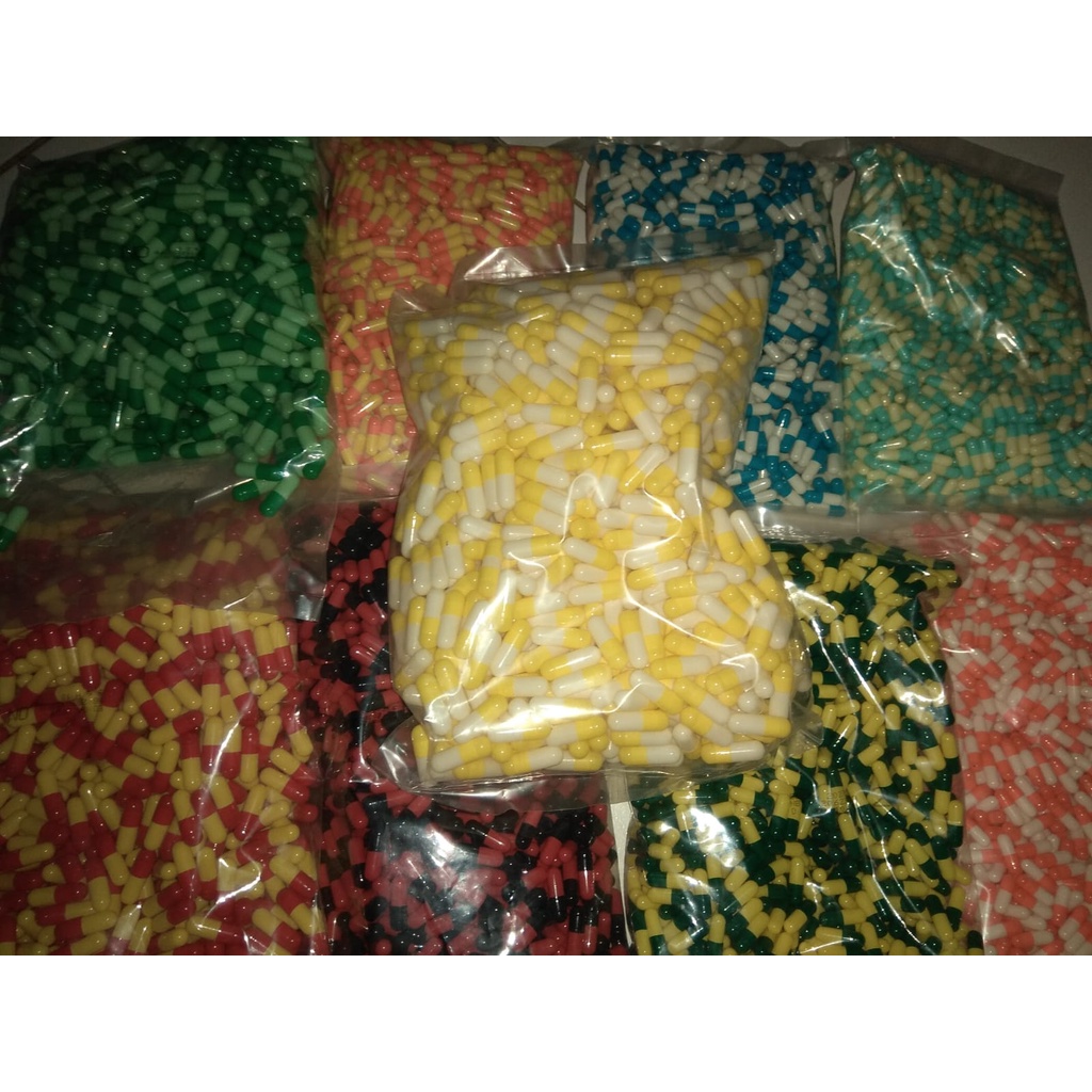 Kapsul kosong cangkang kapsul pack besar isi 1000 pcs