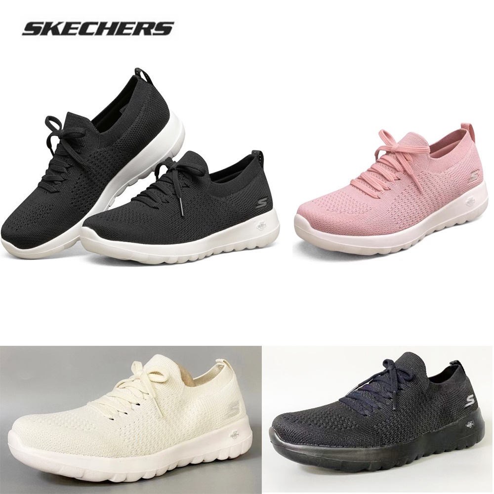 SKECHERS sepatu sneakers wanita tanpa shoes wanita slip sepatu kasual lari