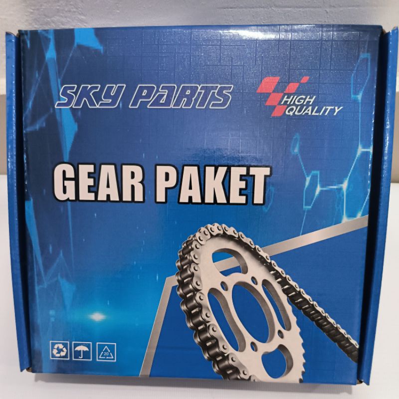 GEAR SET GIR PAKET DRIVE CHAIN KIT 428H VIXION SKY PARTS