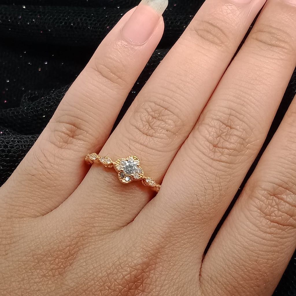 Cincin Emas 17K - 2.5 Gr Kadar 750 - 4401