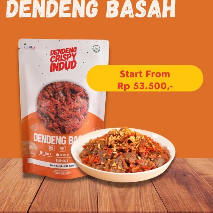 

♪ Dendeng Sapi Moisty / Basah Balado Indud 125 Gram - 250 Gram ♬