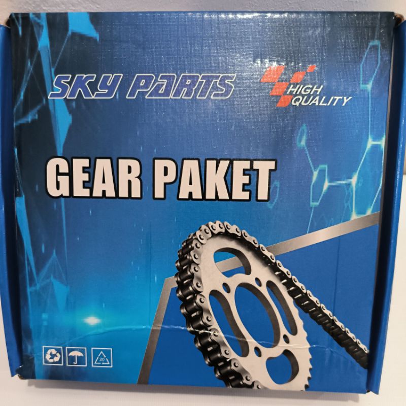 GEAR SET GIR PAKET DRIVE CHAIN KIT 428H RXK RX-KING NEW SKY PARTS