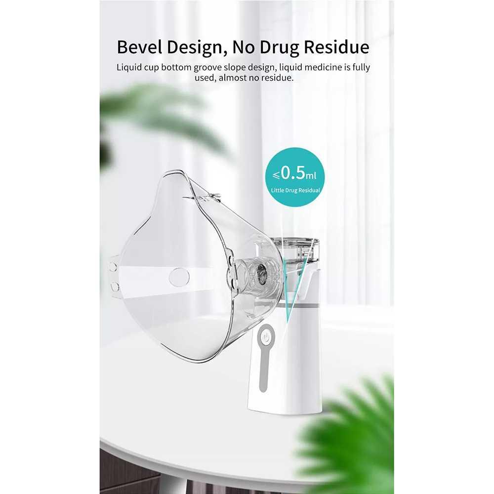 Alat Terapi Pernafasan Asma Inhale Nebulizer - YM-252 - White