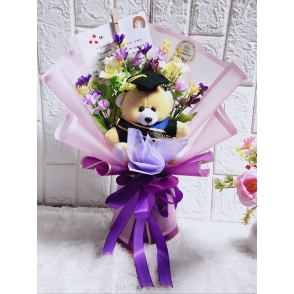 Bucket Boneka Wisuda/Bucket Bunga/Bucket Wisuda