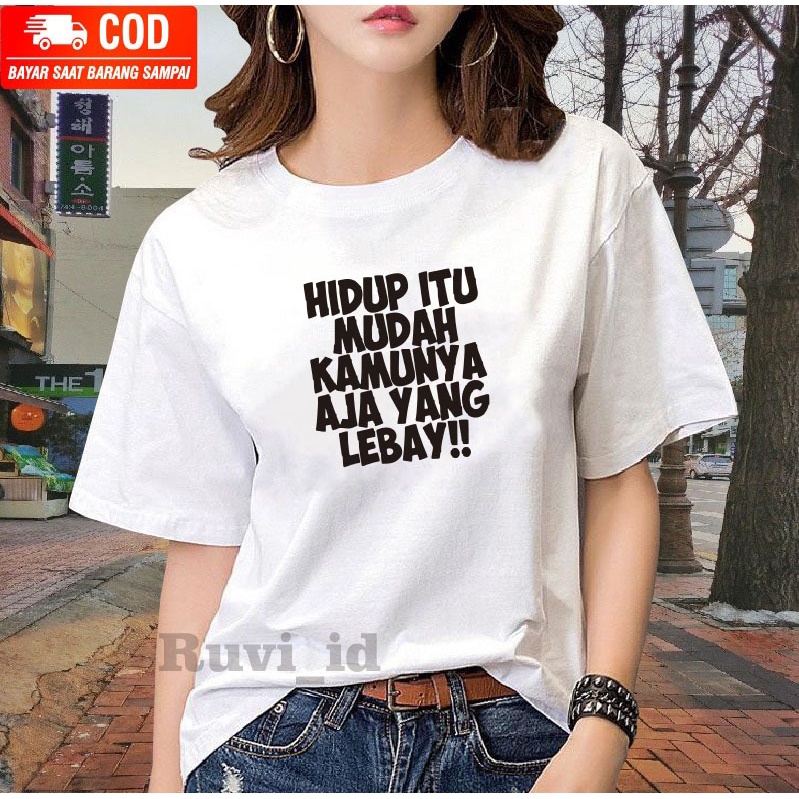 Ruvi_id-KAOS DISTRO / BELI 3 GRATIS HEADSET EXTRA BAS / KAOS WANITA/ KAOS PRIA / KAOS WANITA KOREAN STYLE / BAJU WANITA KEKINIAN VIRAL / BAJU WANITA OOTD / KAOS OBLONG / T-SHIRT / KAOS CEWEK OVERSIZE / KAOS REMAJA / KAOS IMPORT / BAHAN KATUN MURAH