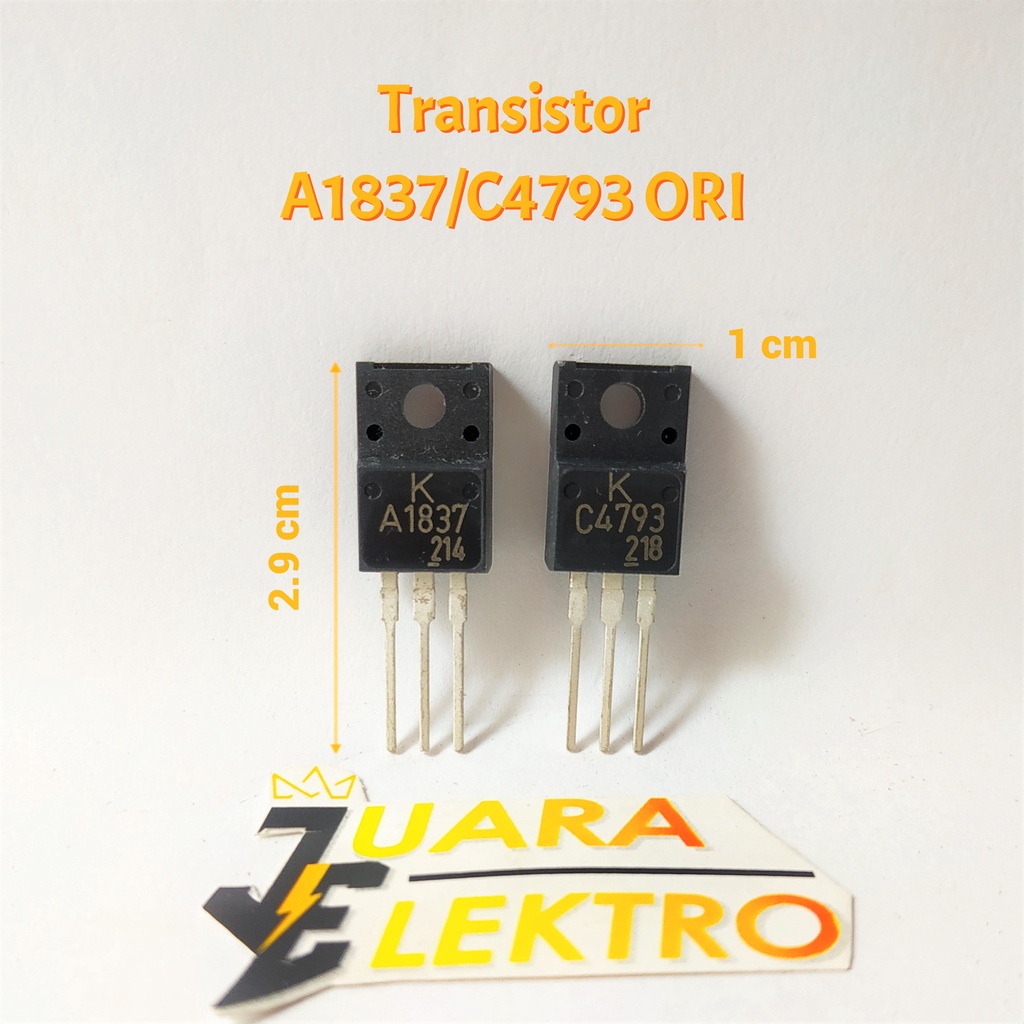 Transistor A1837/C4793 ORI | (TR) Transistor A 1837 C 4793 Original 1 SET