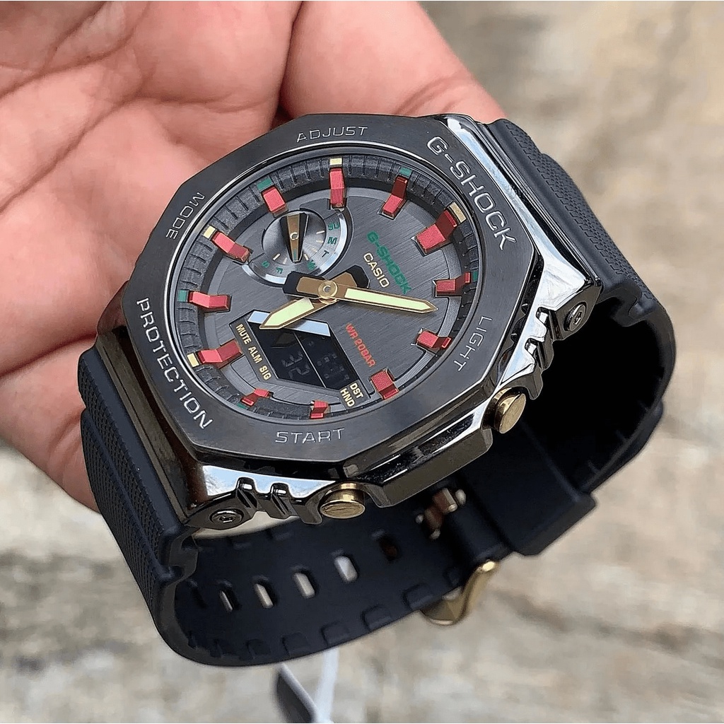 Jam Tangan Casio GShock Pria Wanita G-Shock PRECIOUS HEART SELECTION GM-2100CH-1A