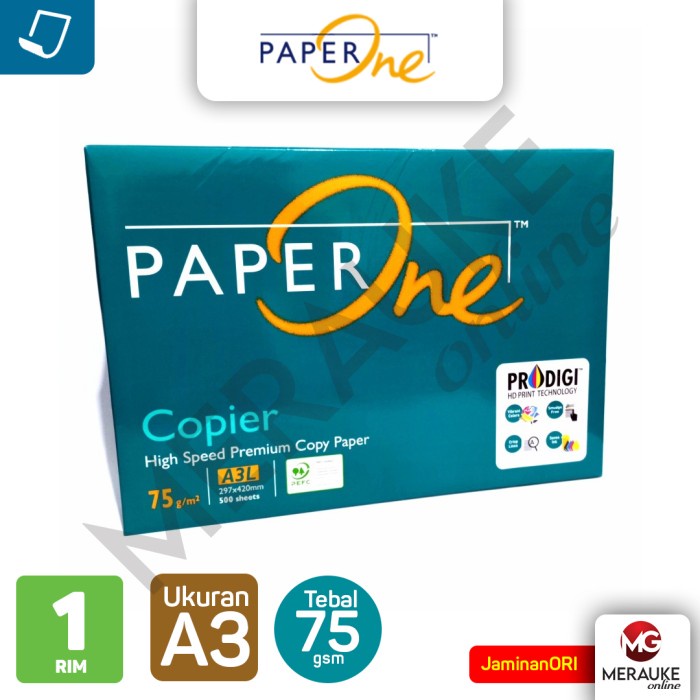 

Kertas Hvs Paper One A3 75 Gsm