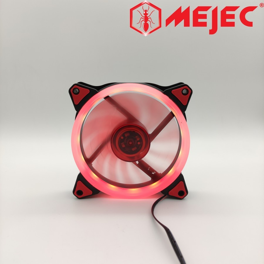 Mejec Fan Casing 12cm Red Illusion L-02