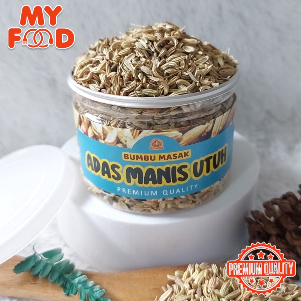 

[Myfoodofficial] - Can Rempah Adas Manis Utuh Bumbu Gulai Fennel Seeds Kualitas Premium