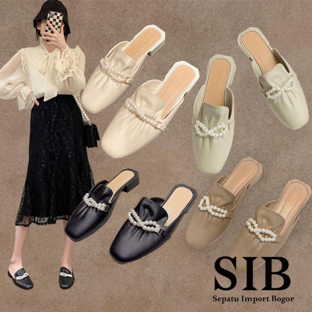 Sandal Flat Karet Jelly MARIA import / Sepatu Wanita Model Terbaru 2021/Flat Shoes Karet Jelly HYs New 767/Balet / Sandal Heels Mutiara