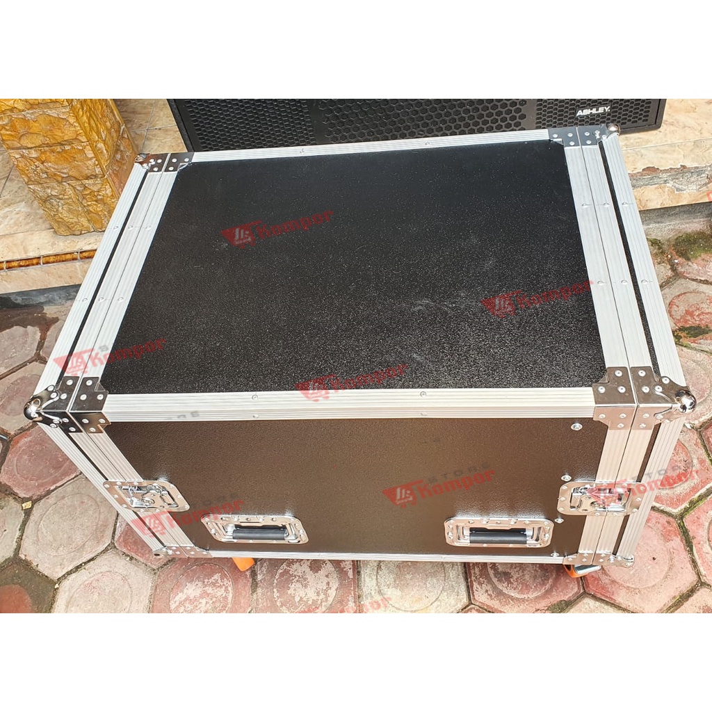 HARDCASE POWER 10U BOX HARKIS POWER 10U + RODA