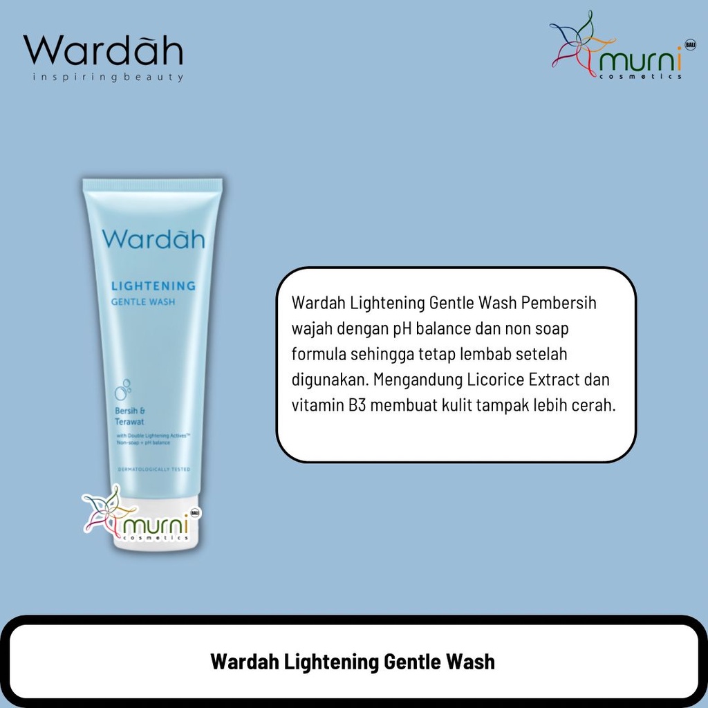 WARDAH LIGHTENING FACIAL FOAM GENTLE WASH 100ML