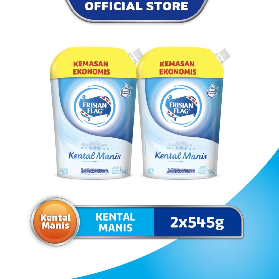 

[spin1] Frisian Flag Susu Bendera Kental Manis Pouch 545gr x 2 Pcs