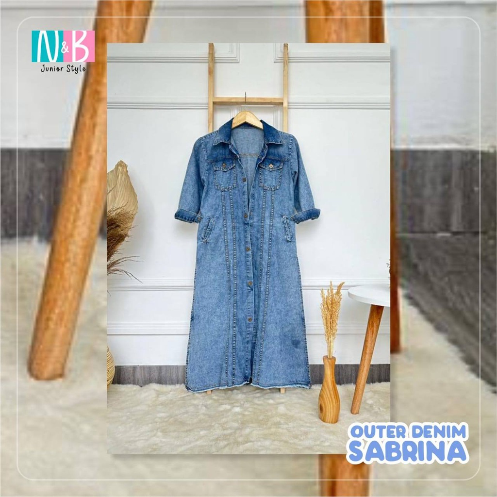 Outer Dewasa Denim Sabrina by N&amp;B junior style