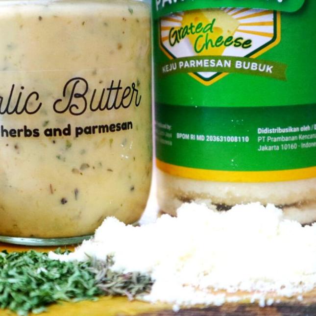 

➽ 200 gr Parmesan Garlic Butter premium (European Made) ☁