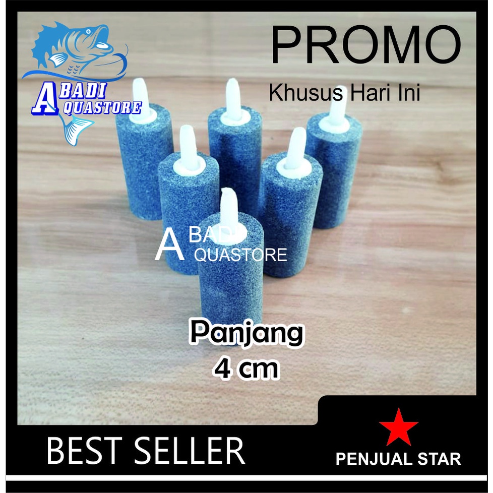 Batu Aerator PANJANG 4 CM - Batu Aerator - Batu Gelembung - Batu Aerasi - Airstone