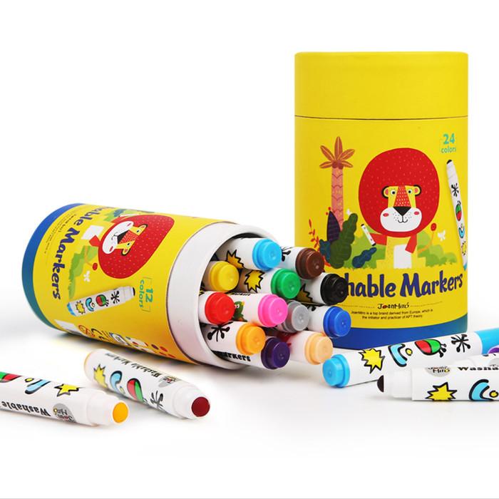 

Joan Miro Special Round Tip Washable Markers for Baby spidol warna