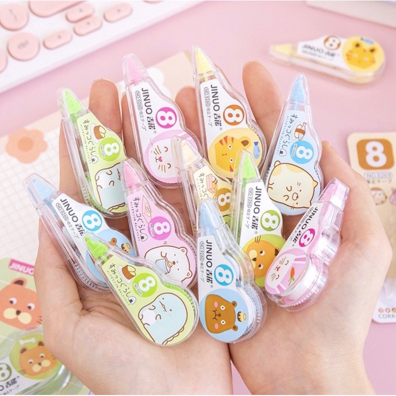 

( Warna Random ) Correction Tape Karakter / Tipex Roll Mini / Tipe x Kertas / Tipe x Karakter Lucu