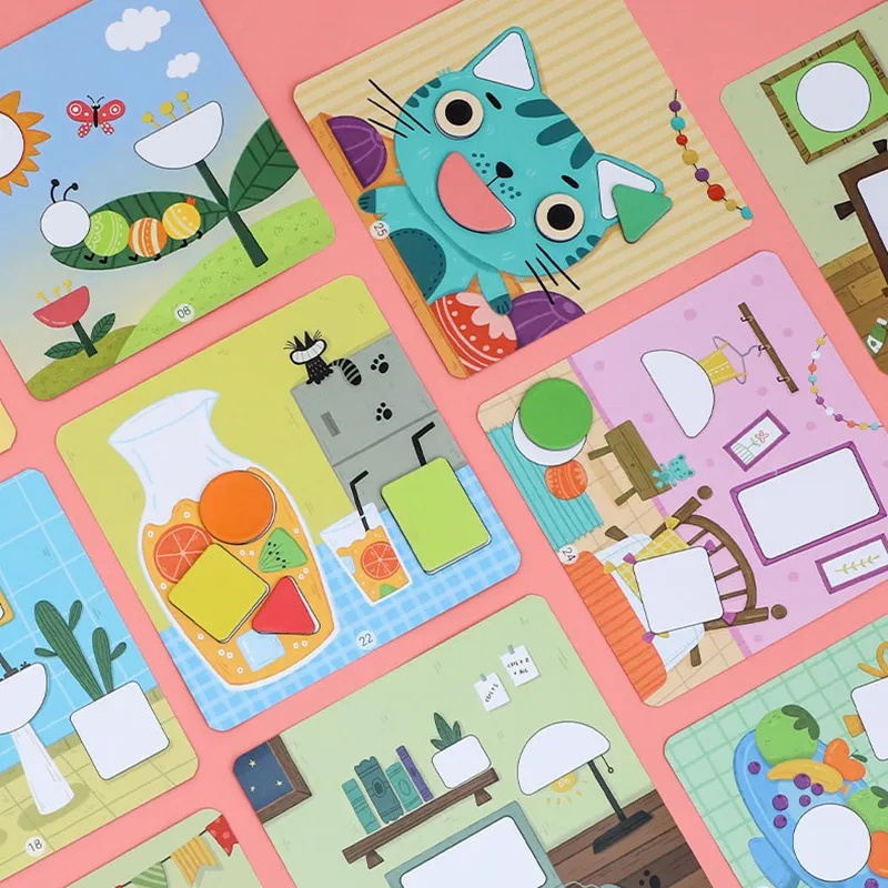 BIANCA - Mainan Edukasi Puzzle Magnet All About Shapes