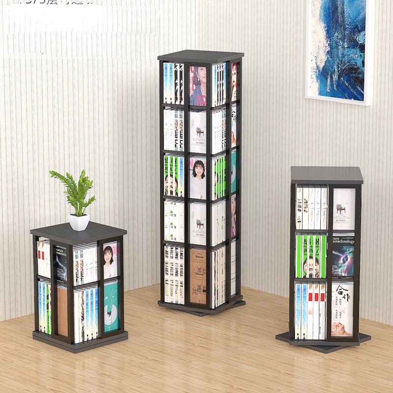 KYOTO Rak Bookshelf Adjustable 360 Rak Buku Meja Sederhana