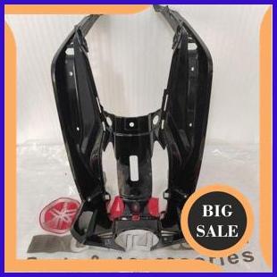 Cover legshield Leksil dalam belakang Kontak warna HITAM Yamaha Jupiter MX Old Original 1S7-F836K-00