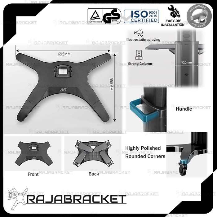 Bracket TV Standing 32 40 43 50 55 60 65 inch, Stand TV LCD LED Premium Universal AVF 1500