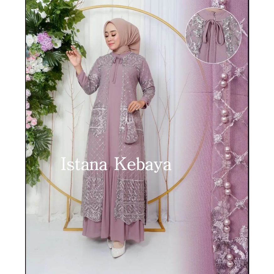 Ready Gamis Lebaran Terbaru By Istana Kebaya//Gamis Modern/Gamis Pesta/Bagis Kekinian/Gamis Termurah/Baju Gamis/pakaian wanita/baju muslim/gamis super mewah