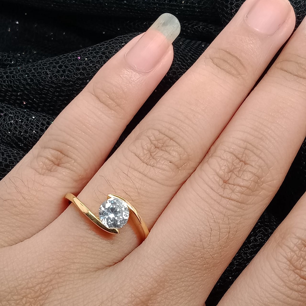 Cincin Emas 17K - 2.65 Gr Kadar 750 - 4408