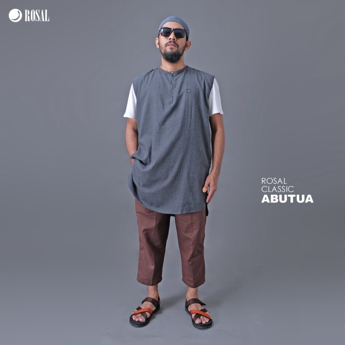 Rompi Sholat Rompi Sholat rompi shalat baju koko kurta pakistan kemeja pria - ABUTUA, 2XL(E7X5) romp