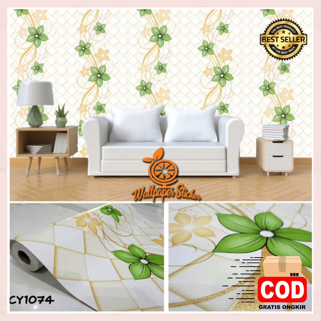 Wallpaper Stiker Dinding Ruang Tamu Wallstiker 45 CmX±10 Meter Wallpaper Dinding