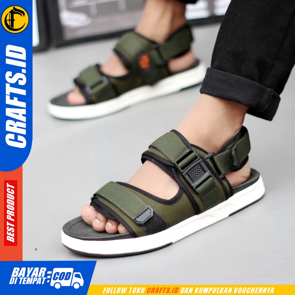 CRAFTS x BORDON  Sandal Gunung Pria Sandal Casual Cowok Pria Original