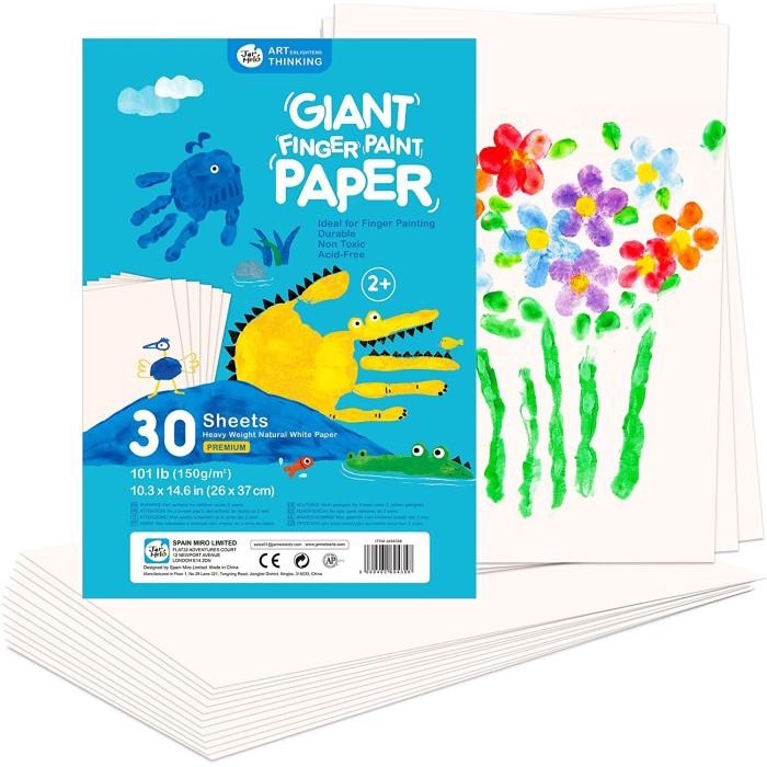 

Giant Finger Paint Paper 30 sheets kertas seni Joan Miro Jar Melo