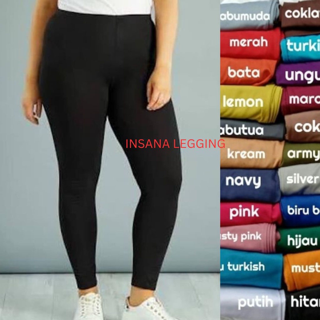 CELANA LEGGING JUMBO JERSEY XXL XXXL LEGGING JUMBO TEBAL CELANA LEGGING POLOS R2AJAKARTA