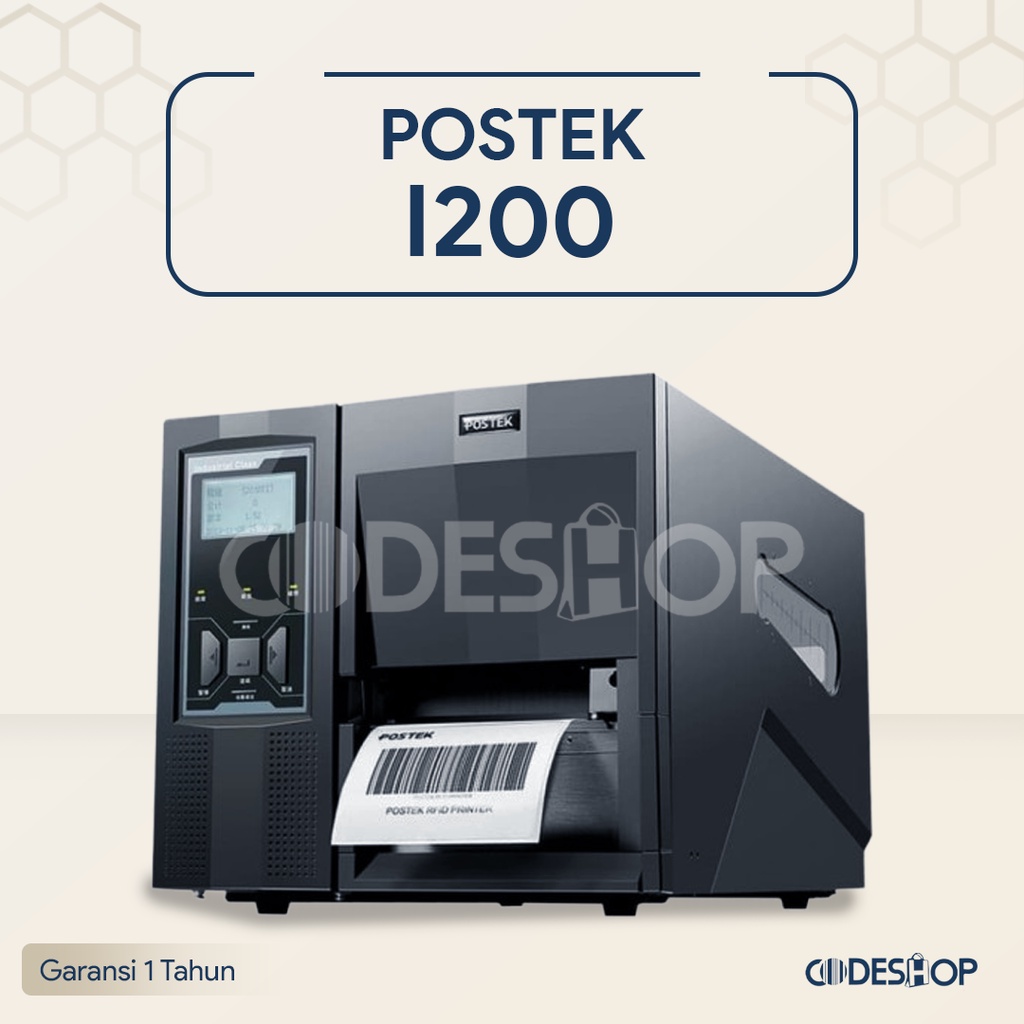 

Printer Label Barcode Postek I200 Industrial Thermal Transfer